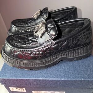 Christian Dior Quilted Buffalo Loafer Men’s size 40/7